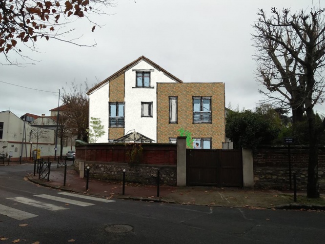 L'extension et la surélévation d'une maison individuelle à Saint Maur des Fossés