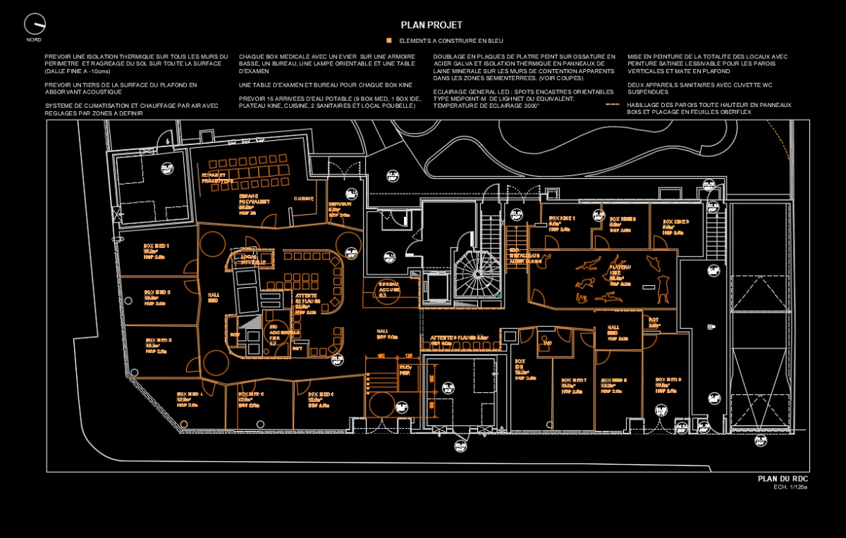 Projet Maison de Sant Pluridisciplinaire : plans1