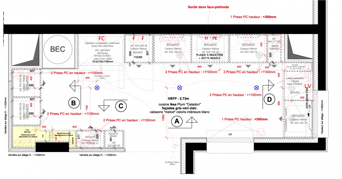 Duplex Asnires : Appartement-asnieres-duplex-plans-electricite