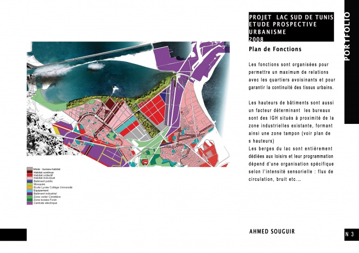 Projet urbain Lac sud de Tunis