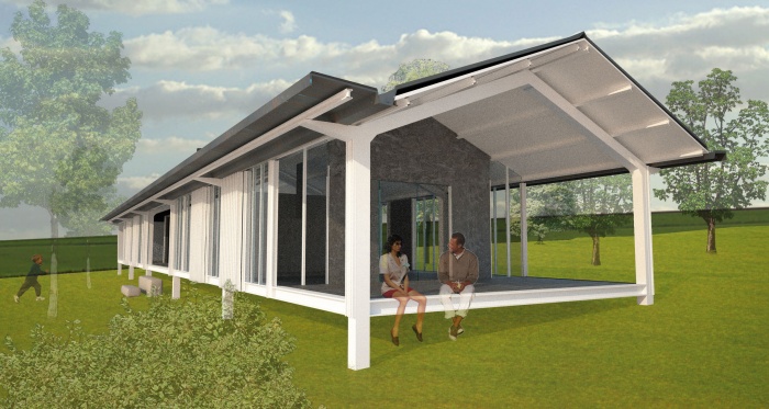 Construction d'une maison de vacances