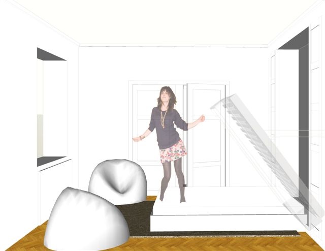 Parc Montsouris : armoire lit 3D