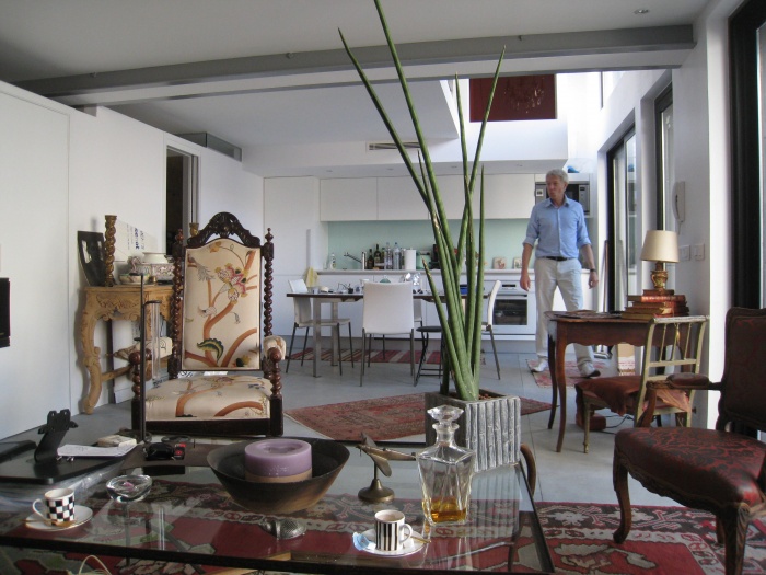 maison de ville avec jardin : salon