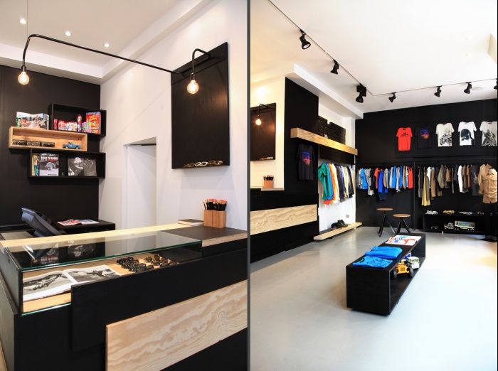 Amnagement intrieur d'une boutique de mode : shop2et3