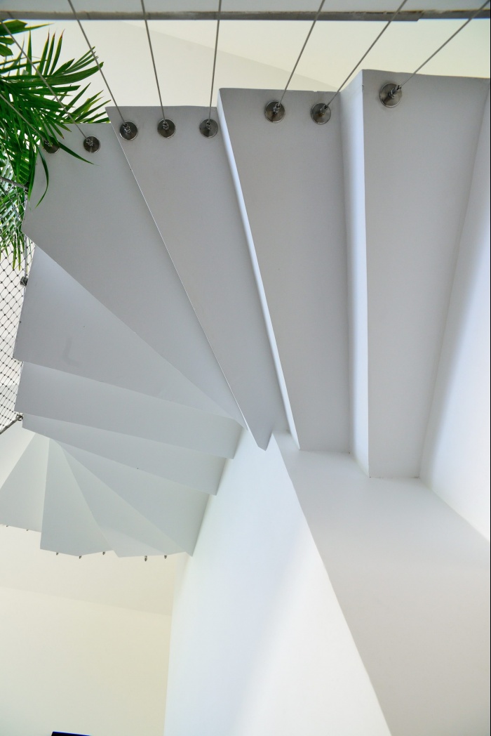 Maison Cubique : escalier