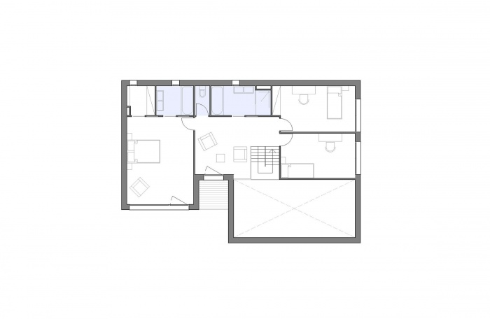 Maison contemporaine  Boissy-St-Lger (94) : plan-etage-maison-contemporaine-bsl-94