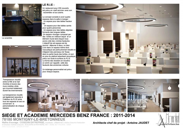 SIEGE ET ACADEMIE MERCEDES BENZ FRANCE : MBF 11