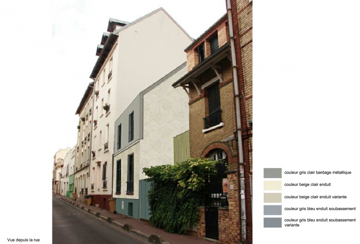Reconfiguration et surélévation d'une maison
