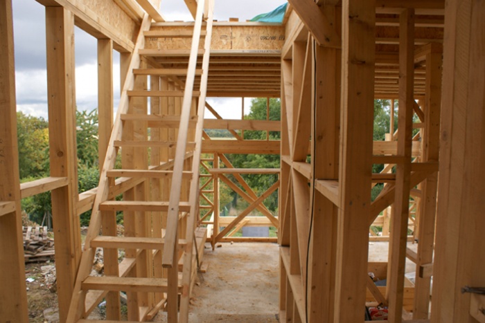 Maison bois en Autoconstruction (77) : vue2