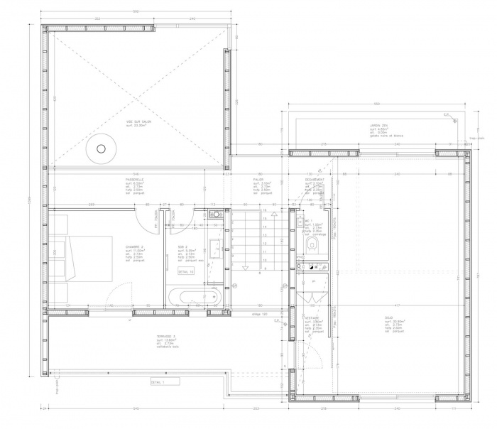 Maison au Dojo - Construction à ossature bois (78)