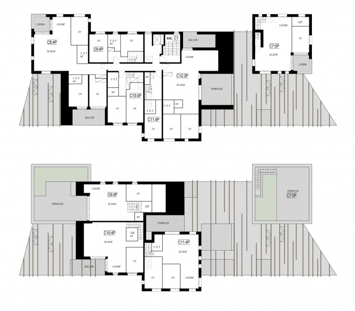 EUROPAN 10 - PROJET LAUREAT - REMONTE-PENTE : REMONTEPENTE-PLANS