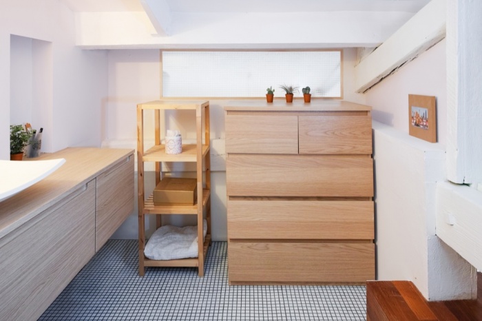 Rnovation d'un appartement duplex : 14 Salle de bain imposte