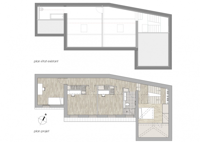 SURLVATION D'UNE MEULIRE A PANTIN : PLANS